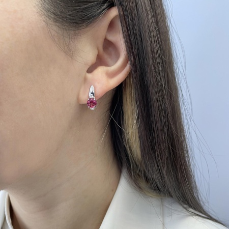 Серьги из серебра с 