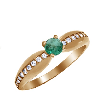 Купить кольцо из серебра с бериллом в интернет-магазине KRASNOE