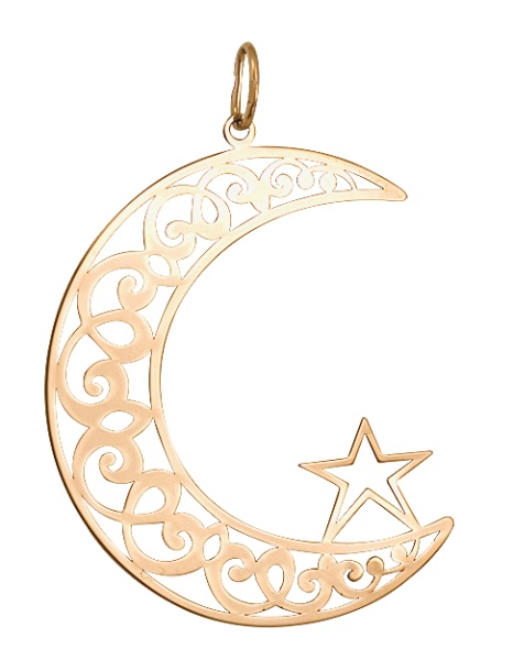 Подвеска из золота без вставок