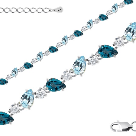 Купить браслет из серебра со шпинелью