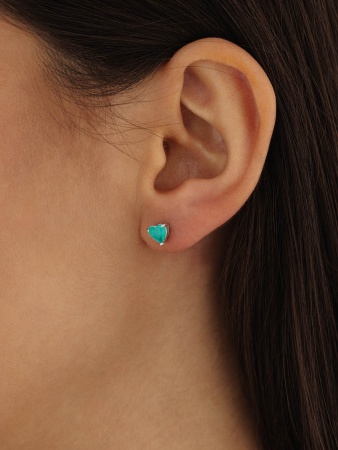 2340085887-1-78 Серьги (Ag 925) 2340085887-1-78 от KRASNOE, металл Серебро, вставка Турмалин Синт.