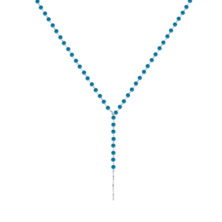 Колье из серебра с бирюзой