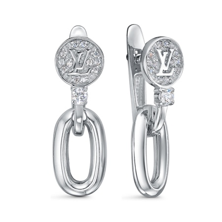 Серьги из серебра с1205852 от KRASNOE, металл Серебро, вставка Фианит