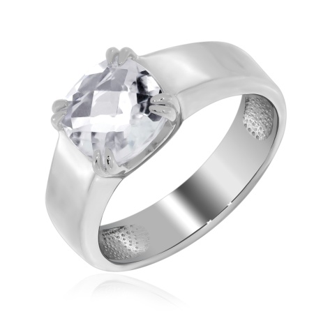 Купить кольцо из серебра с хрусталём в интернет-магазине KRASNOE