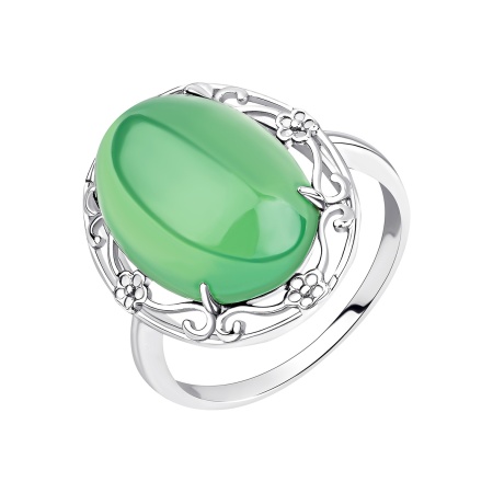 Купить кольцо из серебра с агатом в интернет-магазине KRASNOE