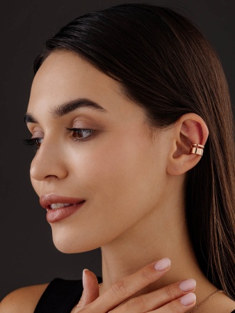 Серьги из серебра без вставок 2320404891 от KRASNOE, металл Серебро, вставка Без вставок