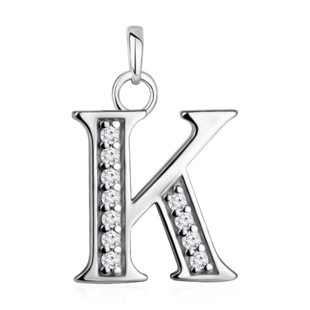 Купить подвеска из серебра с фианитами