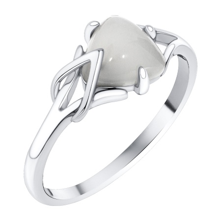 Купить кольцо из серебра с агатом в интернет-магазине KRASNOE
