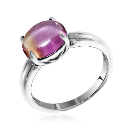 Купить кольцо из серебра с аметрином в интернет-магазине KRASNOE