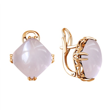 Серьги из серебра с кварцами 2320101861-30 от KRASNOE, металл Серебро, вставка Кварц Серьги из серебра с кварцами 2320101861-30 от KRASNOE, металл Серебро, вставка Кварц