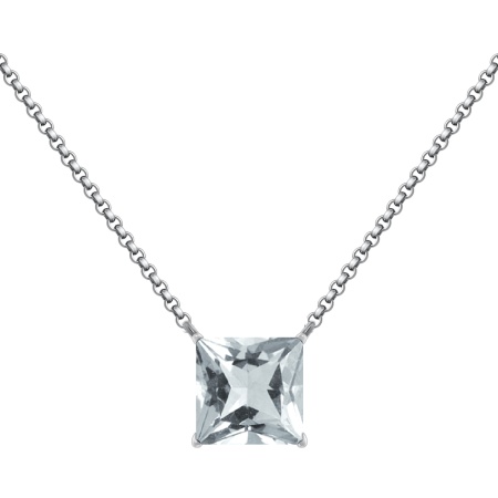 Колье из серебра с фианитом 8340203023