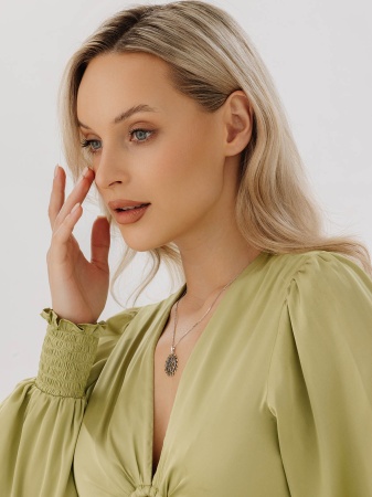 Купить подвеска из серебра без вставок