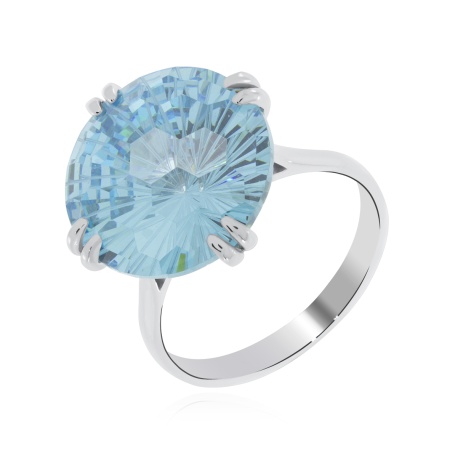 Купить кольцо из серебра с фианитом в интернет-магазине KRASNOE