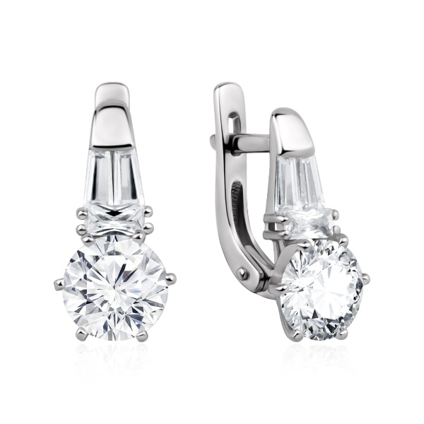 Серьги из серебра в ювелирном интернет-магазине