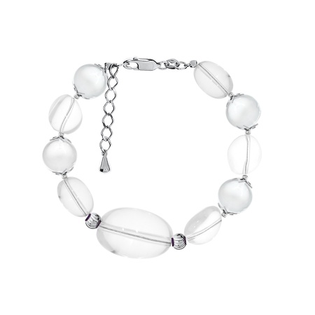 Купить браслет из серебра с хрусталём