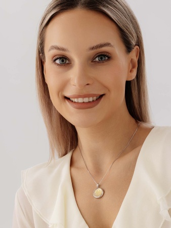 Купить подвеска из серебра с перламутром