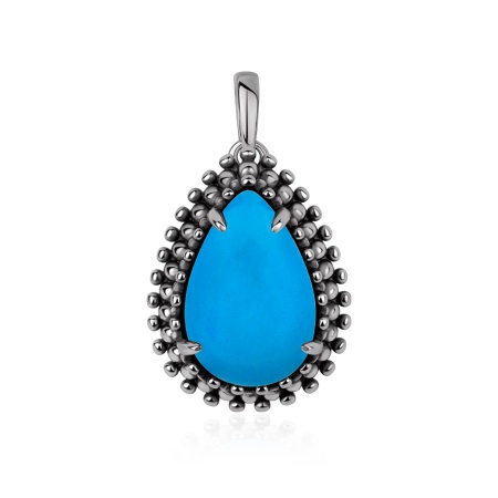 Купить подвески из серебра с бирюзой 