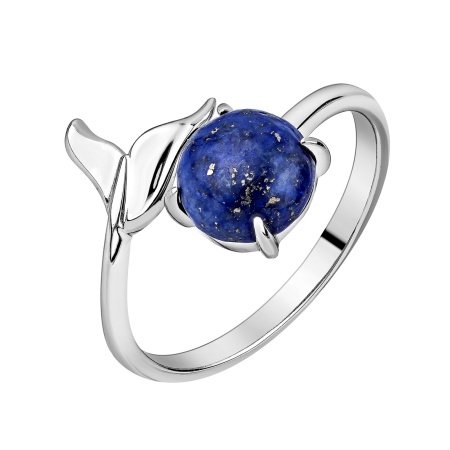 Купить кольцо из серебра с лазуритом в интернет-магазине KRASNOE