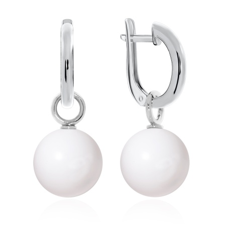 Серьги из серебра с агатами 2340391416-10 от KRASNOE, металл Серебро, вставка Агат