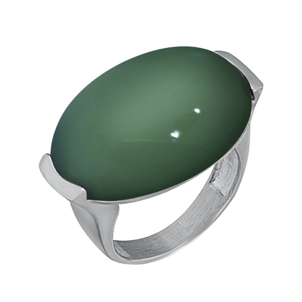 Купить кольцо из серебра с халцедоном в интернет-магазине KRASNOE