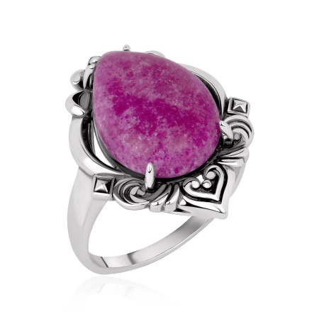 Купить кольцо из серебра с агатом в интернет-магазине KRASNOE