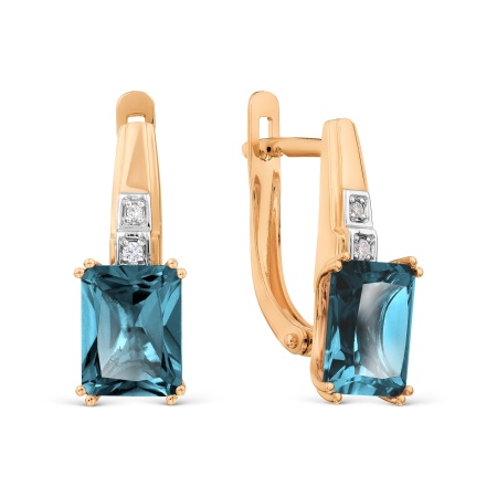 Серьги из золота Т14302Б111-01 от KRASNOE, металл Золото, вставка 