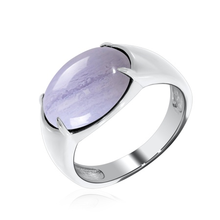 Купить кольцо из серебра с агатом в интернет-магазине KRASNOE
