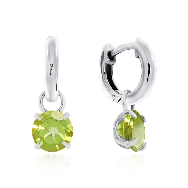 Серьги из серебра с ситаллами в ювелирном интернет-магазине