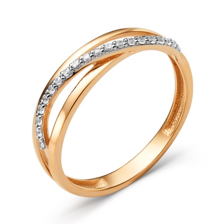 Купить кольцо из золота с фианитом в интернет-магазине KRASNOE