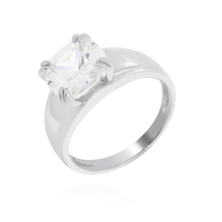 Купить кольцо из серебра с фианитом в интернет-магазине KRASNOE