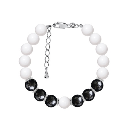 Купить браслет из серебра с агатами