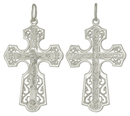 Подвеска из серебра без вставок