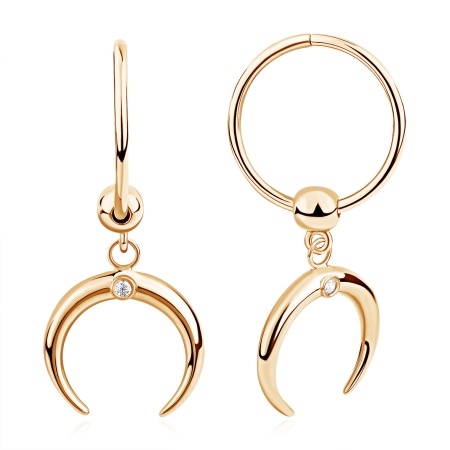 Серьги из серебра с фианитами со скидкой