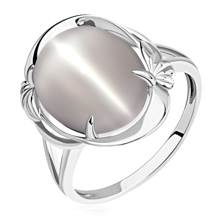 Купить кольцо из серебра с кошачий глазом в интернет-магазине KRASNOE