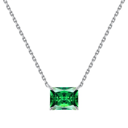 Колье из серебра с фианитом 8340293020-45-60