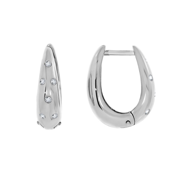 Серьги из золота с бриллиантом