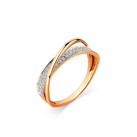 Купить кольцо из золота с фианитом в интернет-магазине KRASNOE