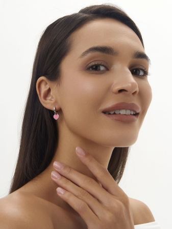 Серьги из серебра с эмалью 2364405417-37 от KRASNOE, металл Серебро, вставка Без вставок