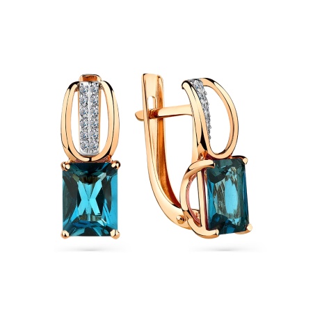 Серьги из золота 02-3-456-1101-011 от KRASNOE, металл Золото, вставка 