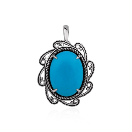 Купить подвеска из серебра с бирюзой