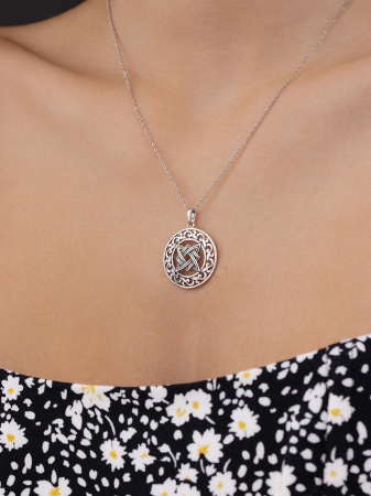 Купить подвеска из серебра без вставок