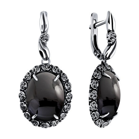 Серьги из серебра с агатами 2310395173-20 от KRASNOE, металл Серебро, вставка Агат