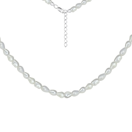 8340056246-1-40 Бусы (Ag 925) 8340056246-1-40