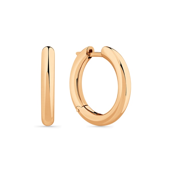 Серьги из золота без вставок 002-0916-0000-010 от KRASNOE, металл Золото, вставка 