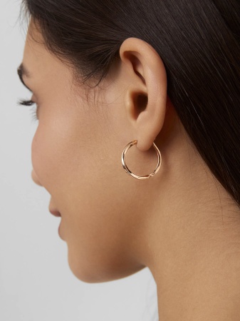 Серьги из серебра без вставок со скидкой Серьги из серебра без вставок со скидкой