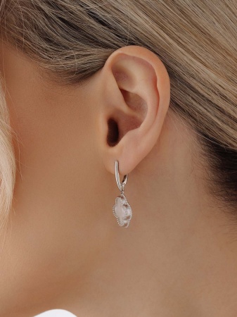 Серьги из серебра с перламутрами