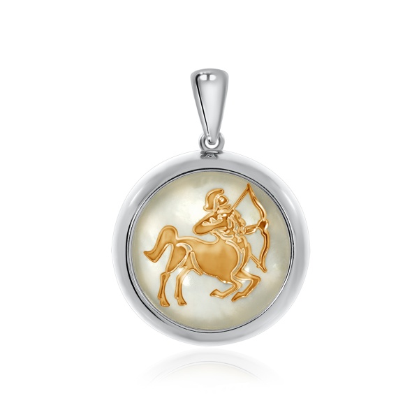 Купить подвеска из серебра с перламутром