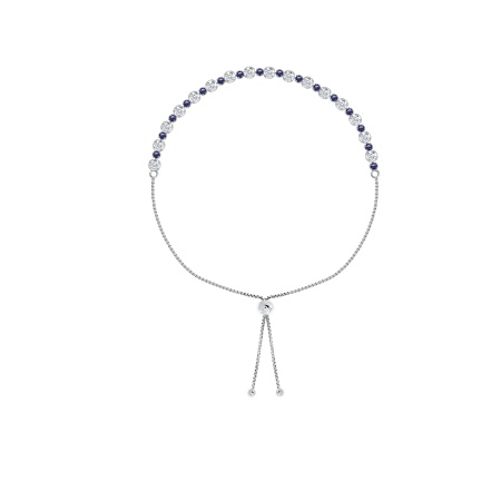 Купить браслет из серебра с фианитами