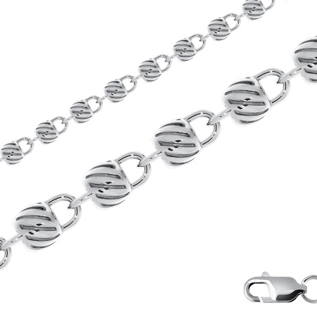 Купить браслет из серебра с фианитом