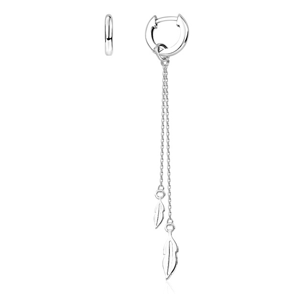 Серьги из серебра без вставок в ювелирном интернет-магазине